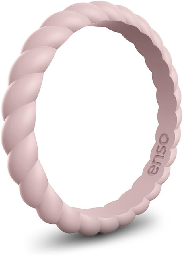 Enso Rings Stackable Silicone Wedding Rings – Multiple Designs for Everyday Wear - Comfortable and Flexible