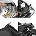 AUTOSAVER88 Headlight Assembly Compatible with 2006-2008 Dodge Ram 1500/2006-2009 Dodge Ram 2500 3500 Replacement Headlamp Driving Light Chrome Housing Amber Reflector