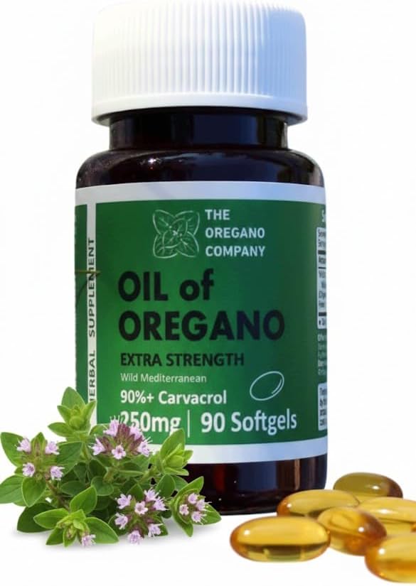 Oil of Oregano | 90 Softgel Capsules GelCaps | 4X Strength Organic Ingredients | Immune & Antioxidant Support Supplement* | AceiteDeOregano |Wild Harvested Natural Herbs Spices Extract