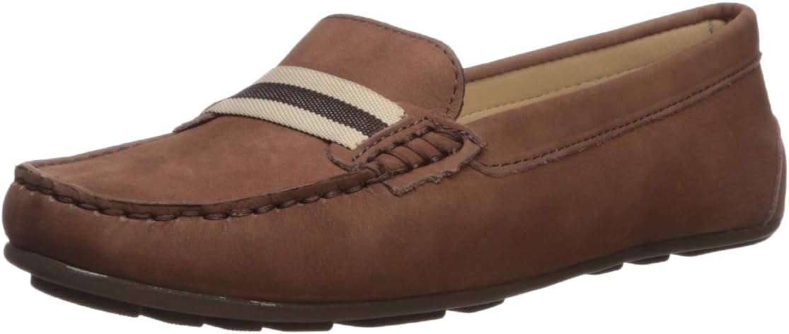Driver Club USA Women's Leather Made in Brazil Grow Gain Ribbon Detail Driver Moc Loafer