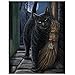 Produktbild Brush with Magick  Fantastisches Design der Künstlerin Lisa Parker  schwarze Katze mit Besen, Leinwand, Tafel, 25 cm x 19 cm, für 2016