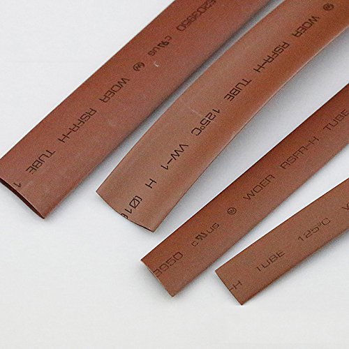 Shomy Brown 8M 21 Ratio 8mm Diameter Purple Brown DIY Headphone Stereo Wire Cable Sleeve