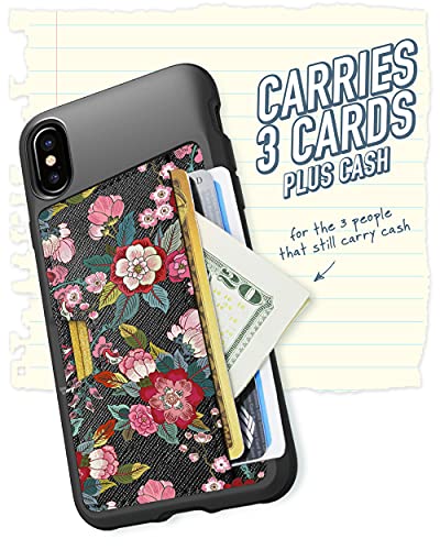 Image of Smartish iPhone Xs Max Wallet Case - Wallet Slayer Vol. 2 [Slim Protective Kickstand] Credit Card Holder for Apple iPhone 10S Max (Silk) - Flavor of The Month