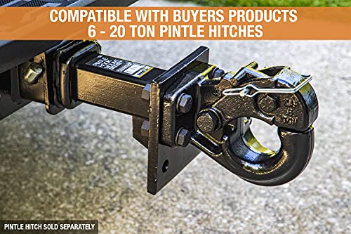 Image of Buyers Products PM105 Pintle Hook Mount, 2 Position Adjustable Trailer Hitch Receiver for 2 Inch Trucks, 15,000 lb MGTW, Heavy Duty Tow Hitch, 3,000 MVL Rated