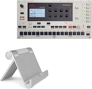BoxWave Stand and Mount Compatible with Elektron Monomachine - VersaView Aluminum Stand, Portable, Multi Angle Viewing Sturdy