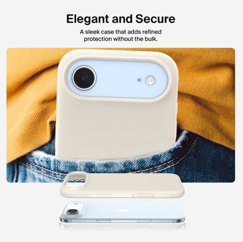 Image of Belkin iPhone Air Case | Armour /Protect Magsafe | Slim, Anti-Scratch, 4M Drop Protection, Dual Layer Protection | Sand