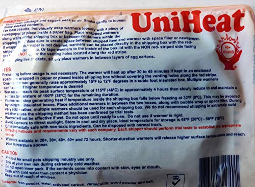 Uniheat Perfect Choice Calentador de Envío 40+ Horas, Pack 50 miniatura 2