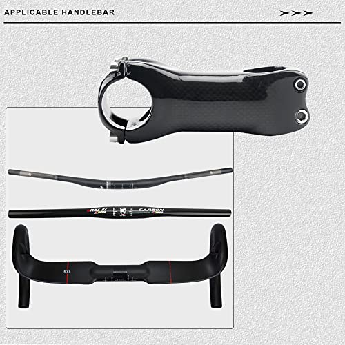 Rxl Sl LHUSA-STEM-009 Road Bike Carbon Stem Rxl Sl Carbon Stem 31.8 Road Bicycle Handlebar Stem 6 Degree Racing Bike Lightweight Carbon Fiber Bike Stem Riser thumb #4