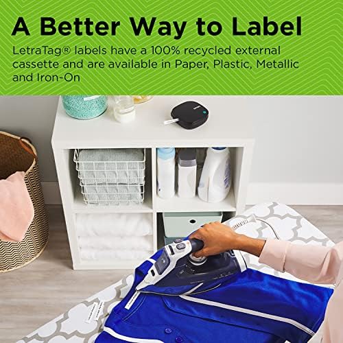 Dymo LetraTag 200B Bluetooth Label Maker Value Pack | Compact Label Printer | Connects Through Bluetooth Wireless Technology to iOS and Android | Includes 3 Assorted Label Tapes