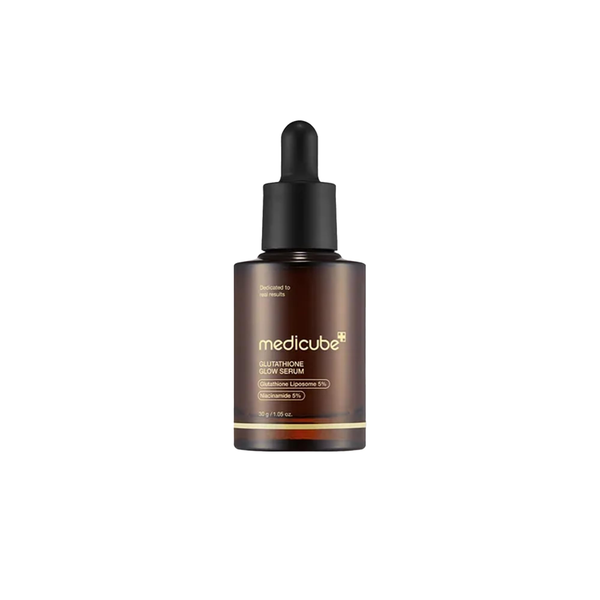 MEDICUBE Glutathione Glow Serum, Suero Facial Iluminador con Glutatión Liposome 5% y Niacinamida 5%, Ayuda a Mejorar la Luminosidad y la Apariencia del Tono de la Piel, 30 ml