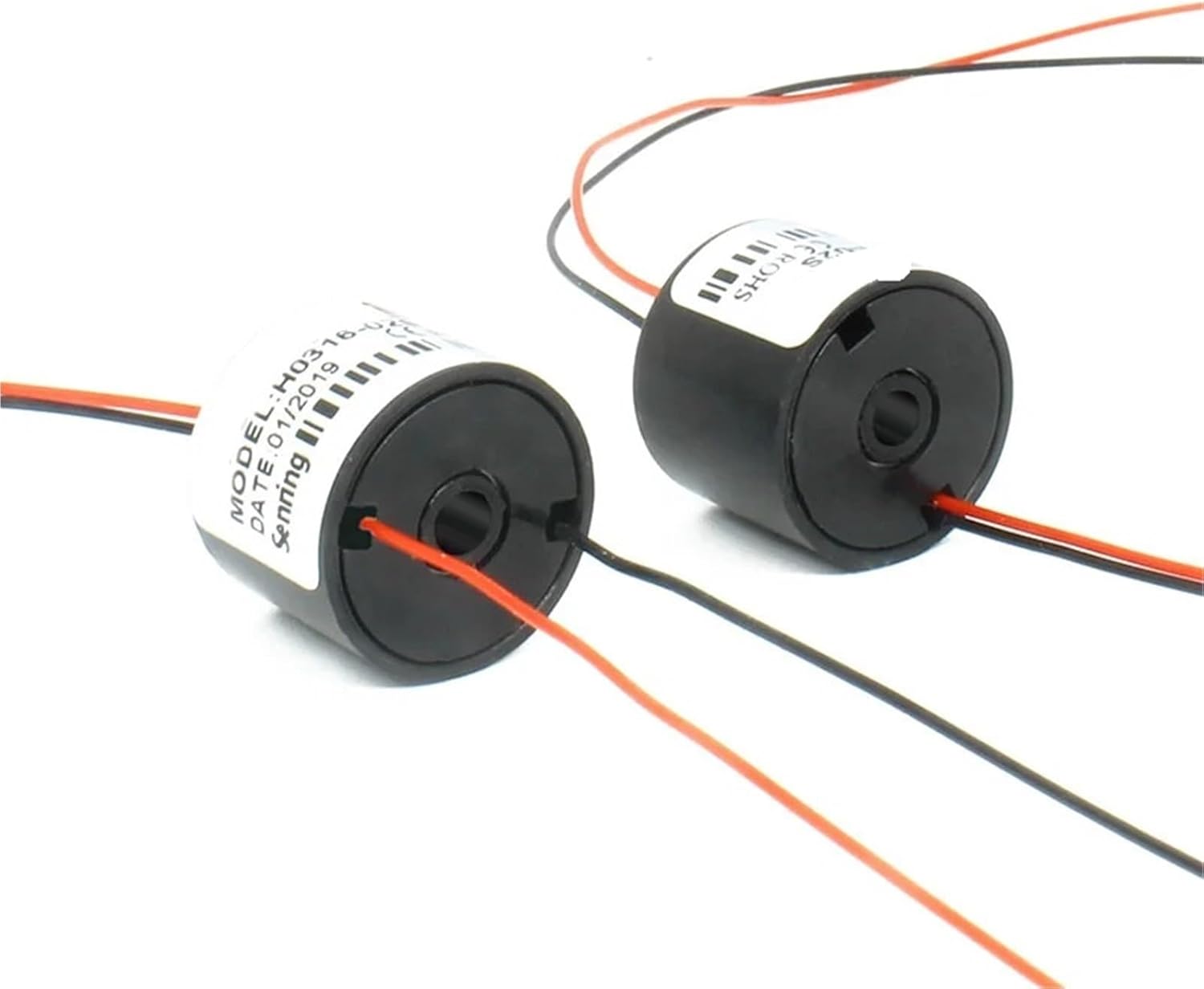 1pc H slipring pass hole slip ring hole diameter 3mm 2/4 channel 1.5A, OD 16mm, electric slip ring hollow shaft slip ring(2 wires)