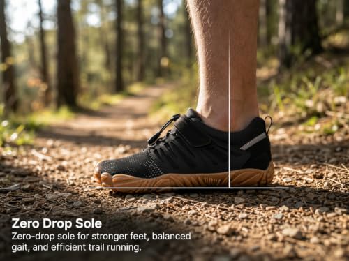 Image of WHITIN Men's Minimalist Trail Runner | Wide Toe Barefoot Box Inspired