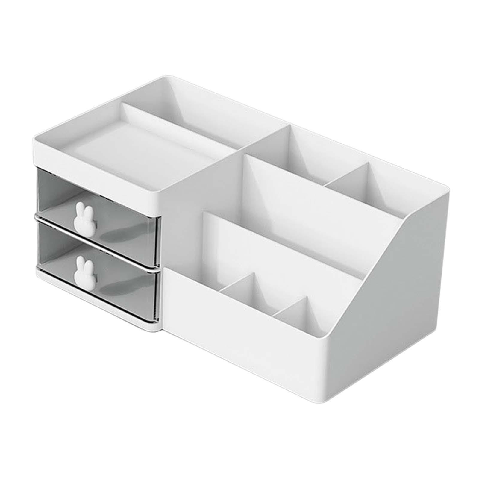 BNF® Desk Organizer with Drawers Pen Holder for Home Office Supplies Vanity Table White|Home & Garden |Household Supplies & Cleaning|Home Organization|Storage Boxes 4