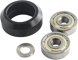 APAAZO 1Set 3D Printer Wheel CNC POM Wheel With 625ZZ MR105zz Idler Pulley Gear Passive Round Perlin Wheel Compatible With Ender 3 CR10 (Color : Big wheel)