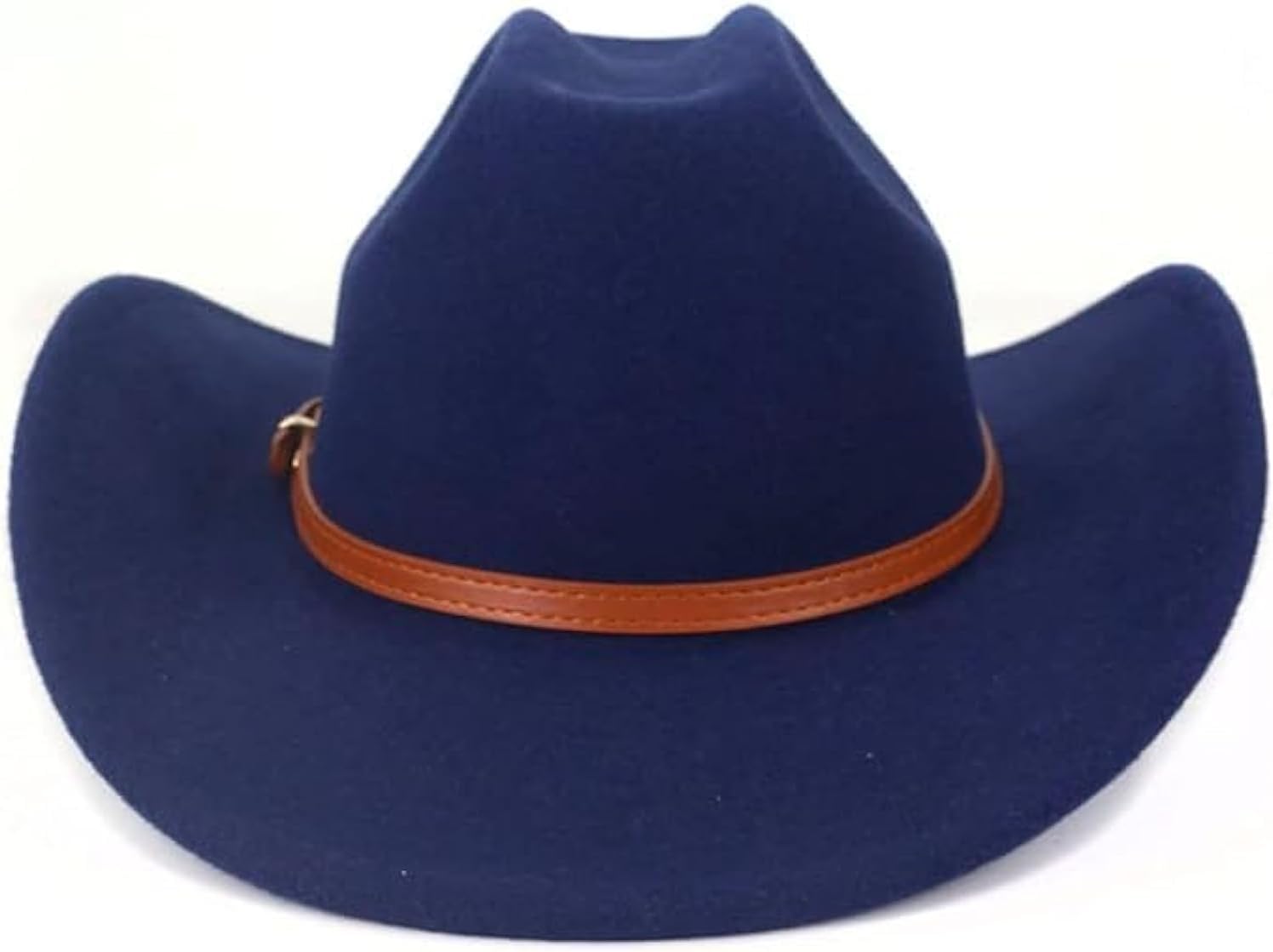 Men and women western-style cap wide brim outdoor cap cowboy female cowboy hat with buckle with the hat
