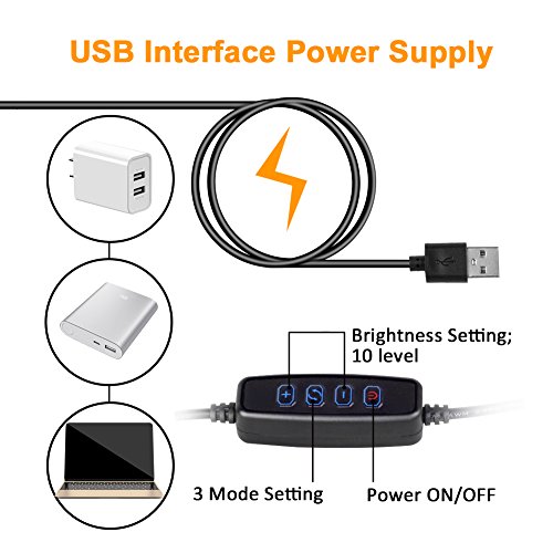 KINDEEP Luminoso Selfie Light Ring, Lampada Selfie...