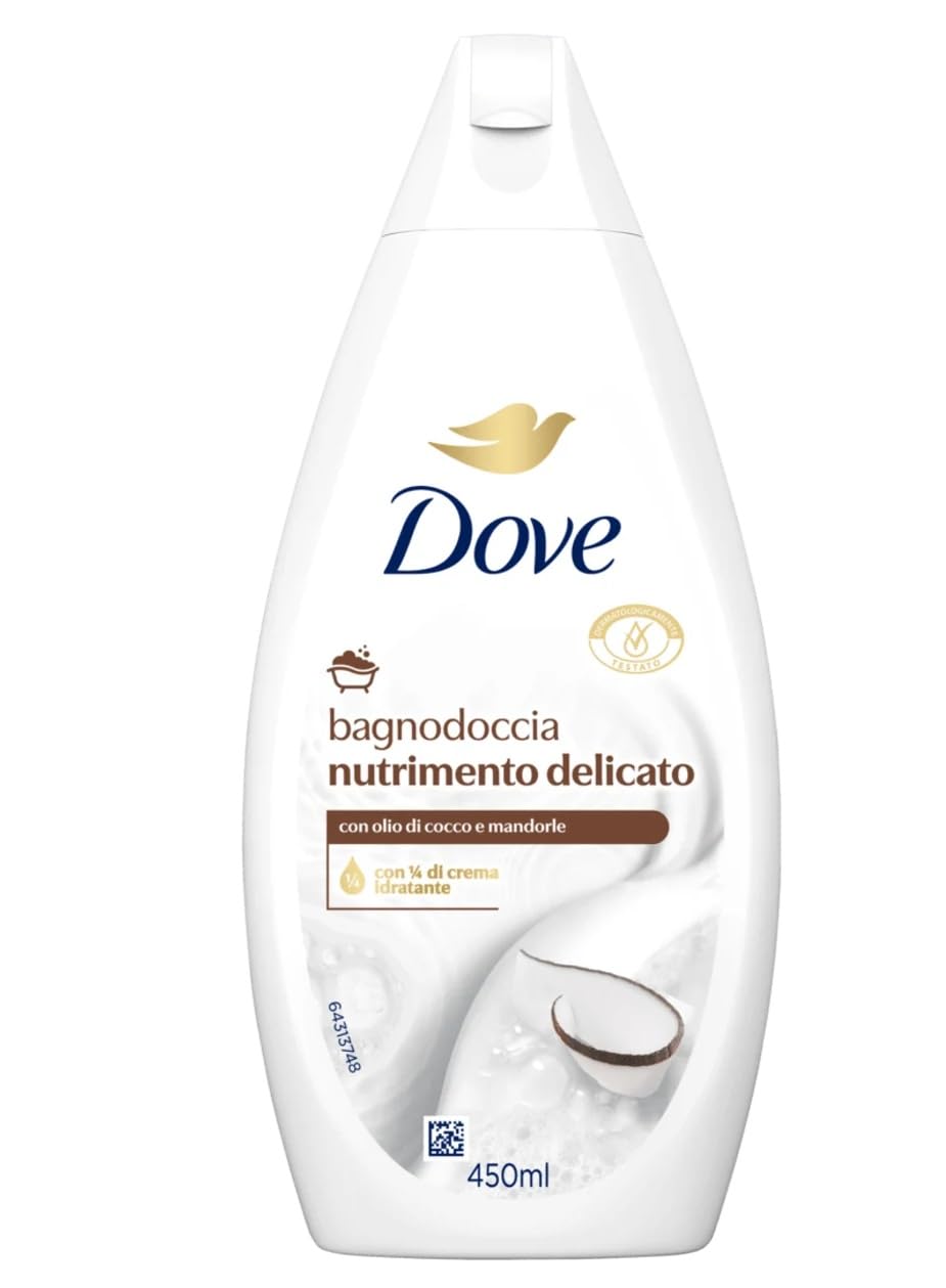 6-pak - Dove żel pod prysznic - Delicate Nourishing - 450 ml