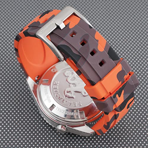 Image of StrapHabit Quick Release Rubber Watch Strap Band FKM 20mm 22mm 24mm