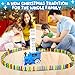 chikro Domino Train Toys Games for Kids - Automated Dominoes-Placing Model Train for Toddlers Age 3-4 Montessori Toys for 3-4 Year Old boy