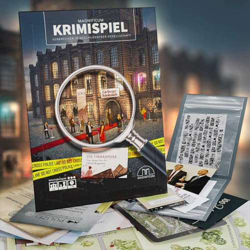 MAGNIFICUM Krimispiel für Erwachsene – Die Firmenfeier | Kooperatives...