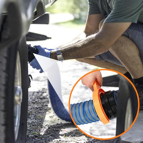 Image of wuyaoyao 2PCS RV Sewer Hose Wrench, Multi-Purpose RV Sewer Hose Removal Tool to Connect and Disconnect Sewer Hoses, RV Sewer Hose Tool Fit Most 3 Inch and 4 Inch Male /Female Hose Caps