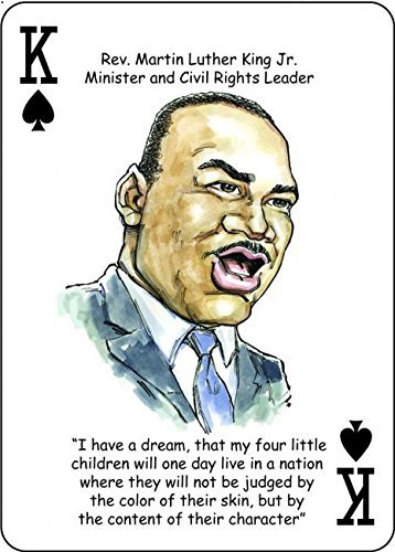 Black America 52 Great African Americans Hero Deck Playing Cards miniatura 3