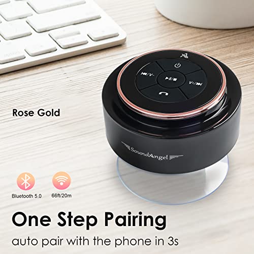 Xleader Pro Shower Speaker (Upgraded) Certified IPX7 Waterproof Bluetooth Speaker, 8W Crystal Sound&Rich Bass, 15H Playtime - Image 2