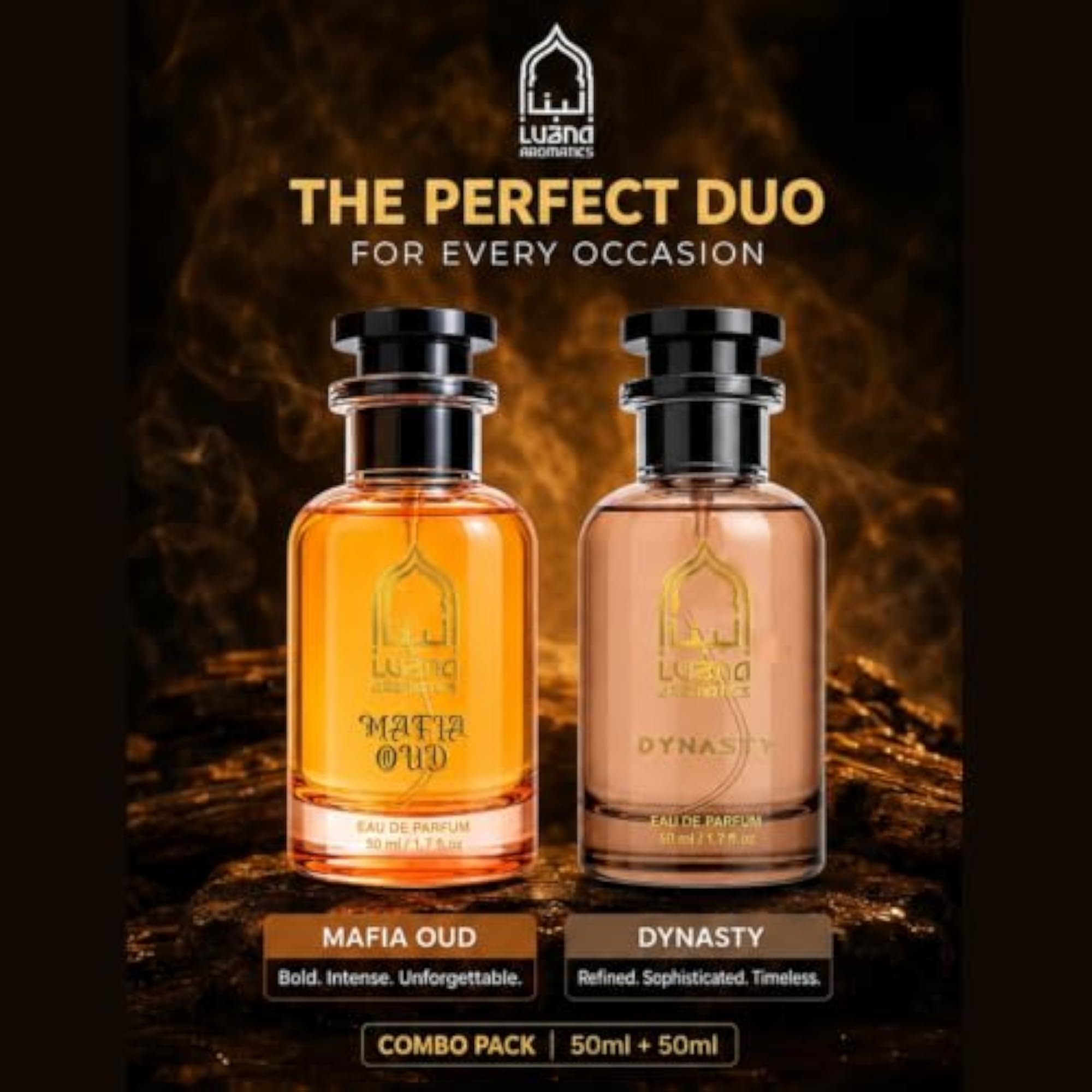 Mafia Oud & Dynasty Luxury Perfume Gift Set, 2 x 50ML