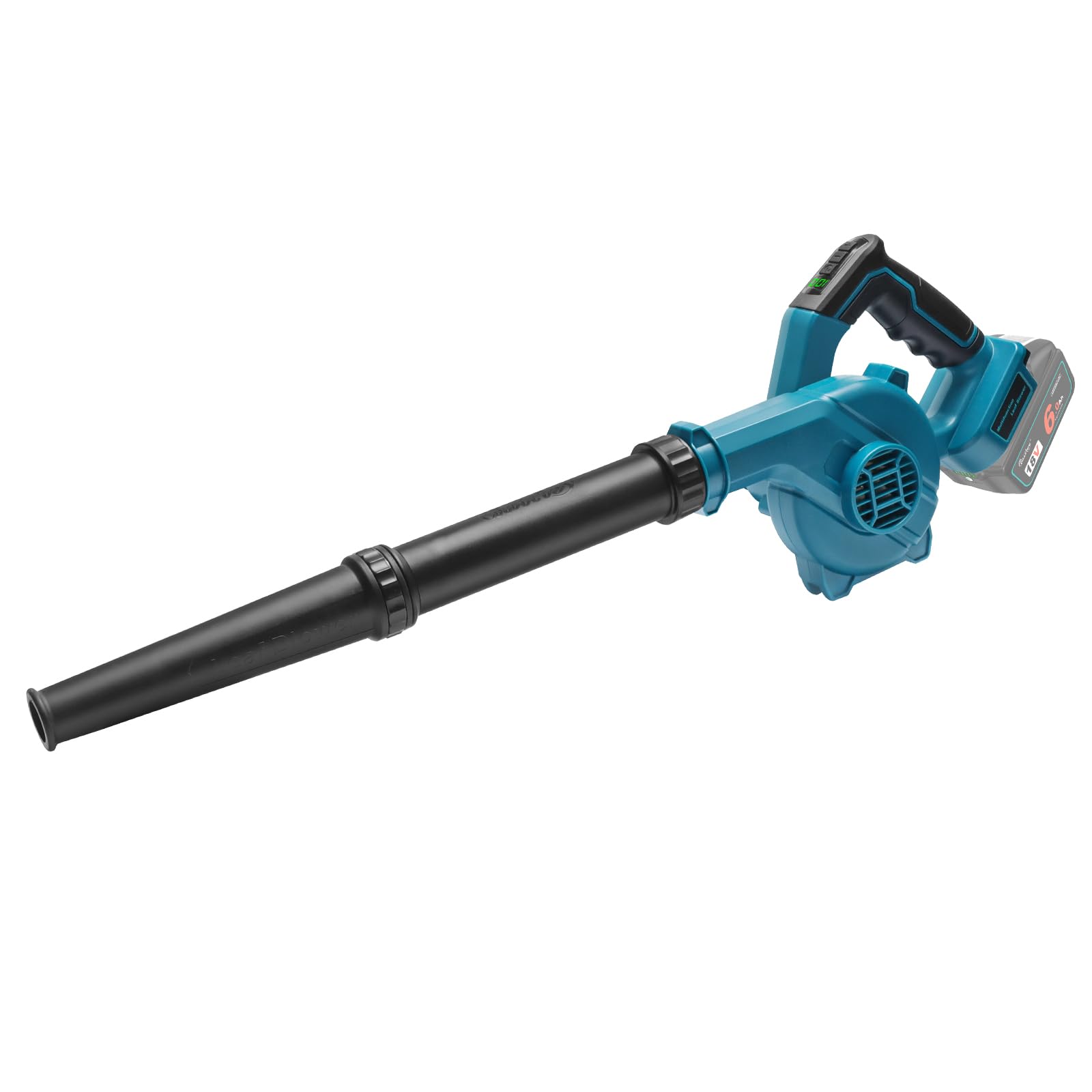 Waitley Soffiatori per foglie senza fili compatibile con batterie Makita 18V Pulizia del PC Soffiatore per foglie