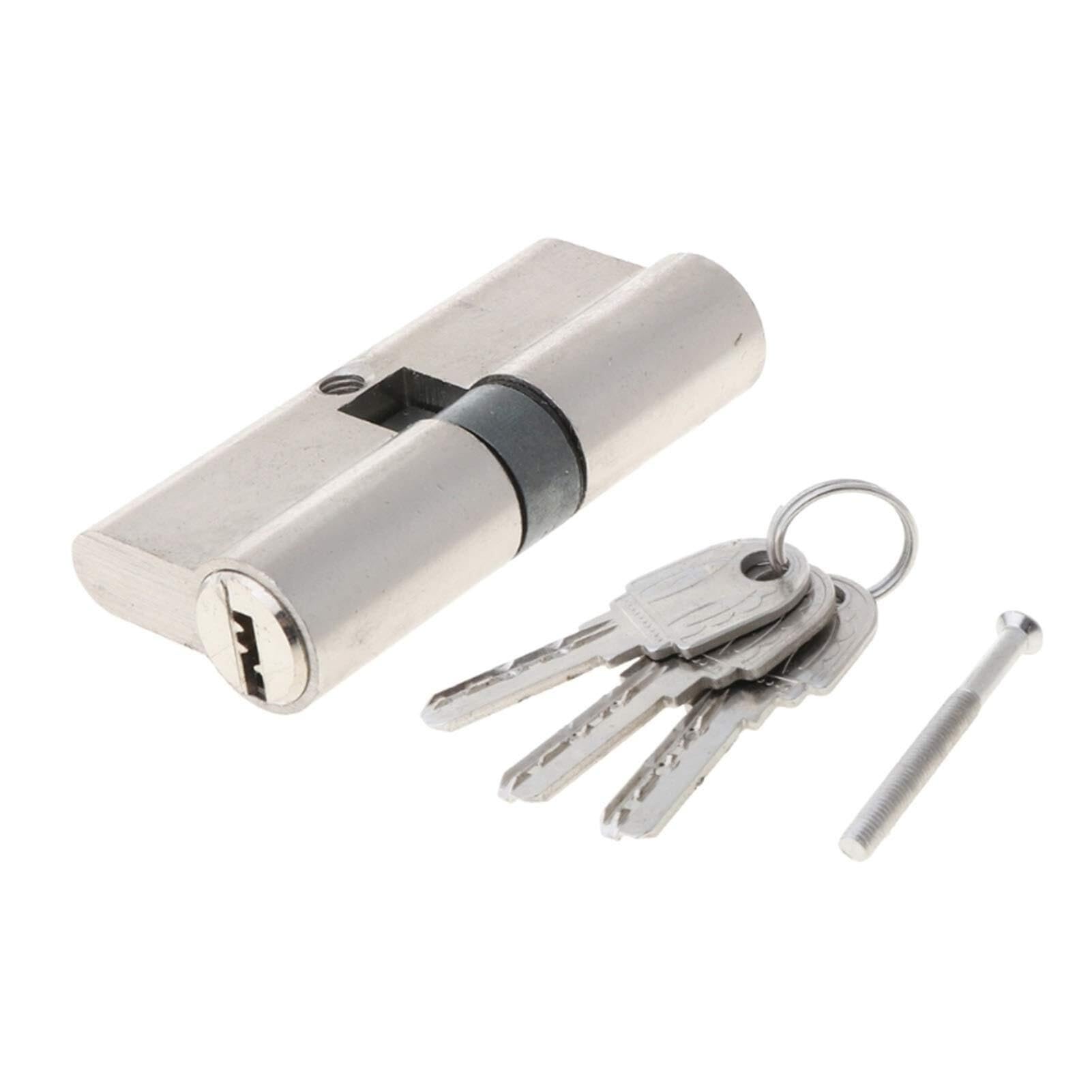 Wangshaowei One Color Barrel Lock Door Barrel Lock Window Security 60 70 80 90Mm Key Anti-Theft(80Mm)