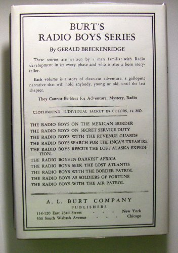Radio Boys With The Revenue Guards, The B000UV95XW Book Cover