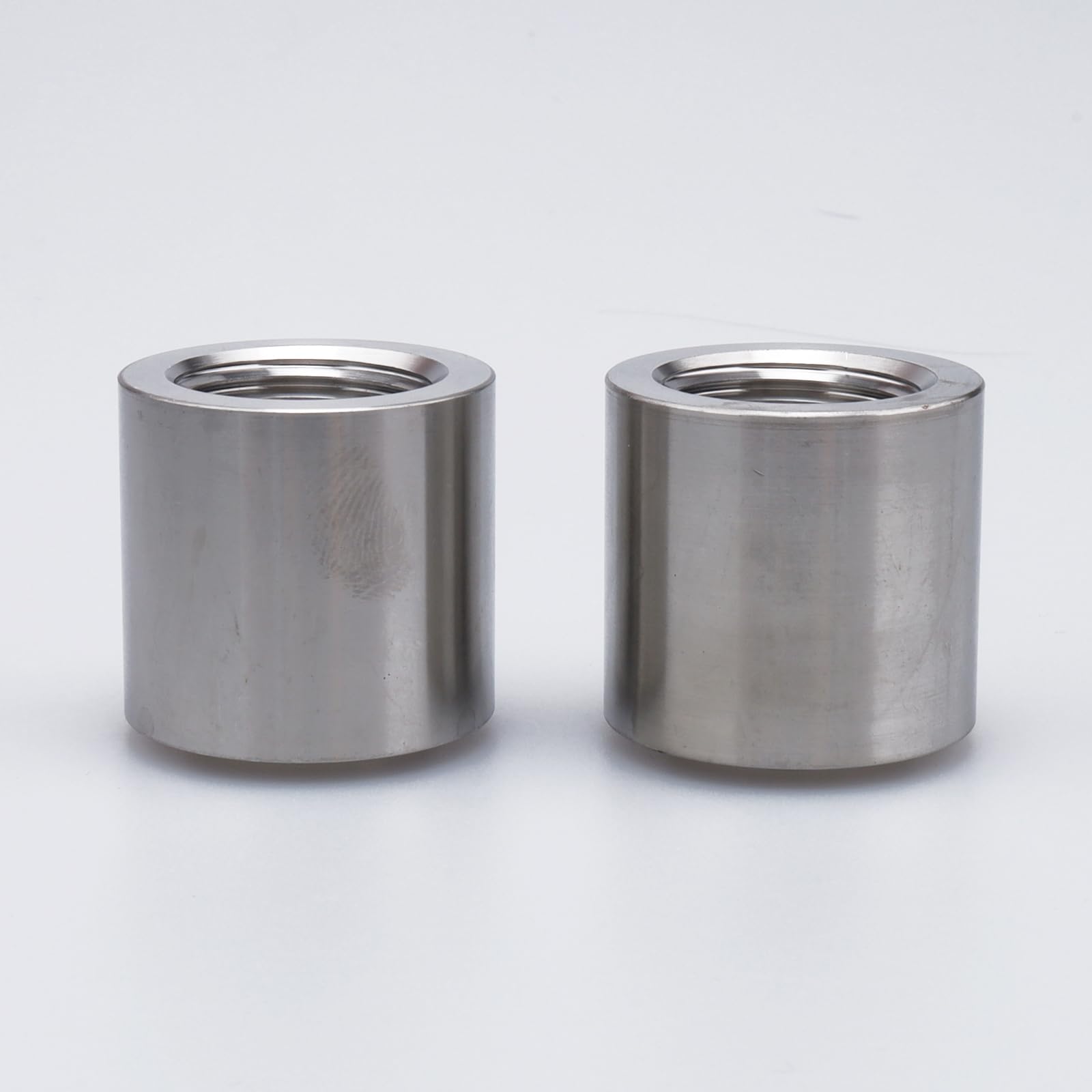 5 Pack 316 Stainless Steel 1/2 NPT Female Weld Couplings - Pipe Fittings For Fuel Tanks