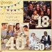 Pooqla 18th Birthday Decorations for Girls Boys, Light Up Number 18 for Party Table Decorations, 18th Birthday Gift for Her Him, Backdrop Wall Decor for 18th Wedding Anniversary Decoration