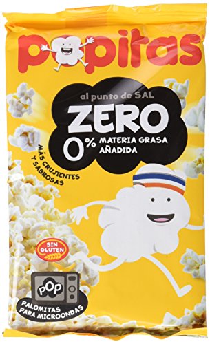 Popitas - Palomitas Zero Para Microondas Nacional. Bolsa 70 g - [Pack de 20] Cover