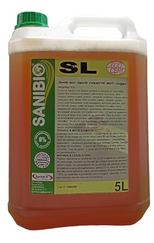 SAVON NOIR LIQUIDE CONCENTRE MULTI-USAGES ECODETERGENT ECOCERT