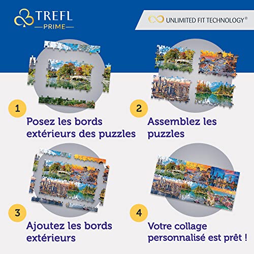 Trefl Puzzle Imaginary Cities New York 1000 Pièces Fsc Mix - vue 8