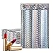 Amiff Bubble mailers 5x9 Padded envelopes 5 x 9. Pack of 25 Glamour Holographic cushion envelopes. Exterior size 6x10 (6 x 10). Peel & Seal. Metallic. Mailing, packing, packaging,