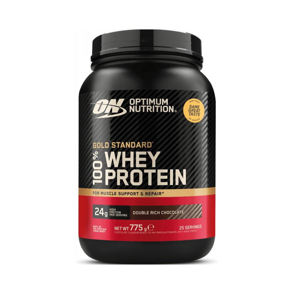 Optimum Nutrition - Suero De Leche 100% Oro (780 G) - Proteína Whey - Con un complejo enzimático - Double Rich Chocolate
