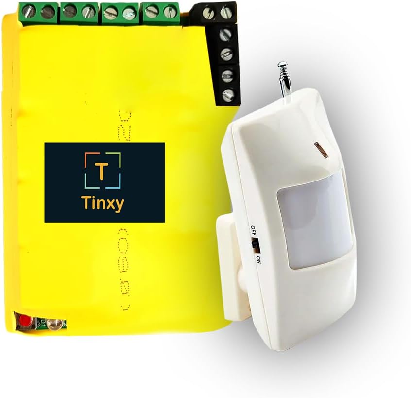 Tinxy 6 Node Smart Switch with Motion Sensor Retrofit Smart Switch for Home Automation, Works with existing switches. Compatible with Alexa and Google Home
