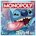 Monopoly: Disney Stitch Board Game, Family Property-Trading Game with Stitch-Themed Tokens, Cards & Locations, Fast to Learn, Fun to Replay, 2–6 Players, Ages 8+, Perfect Game Night Pick