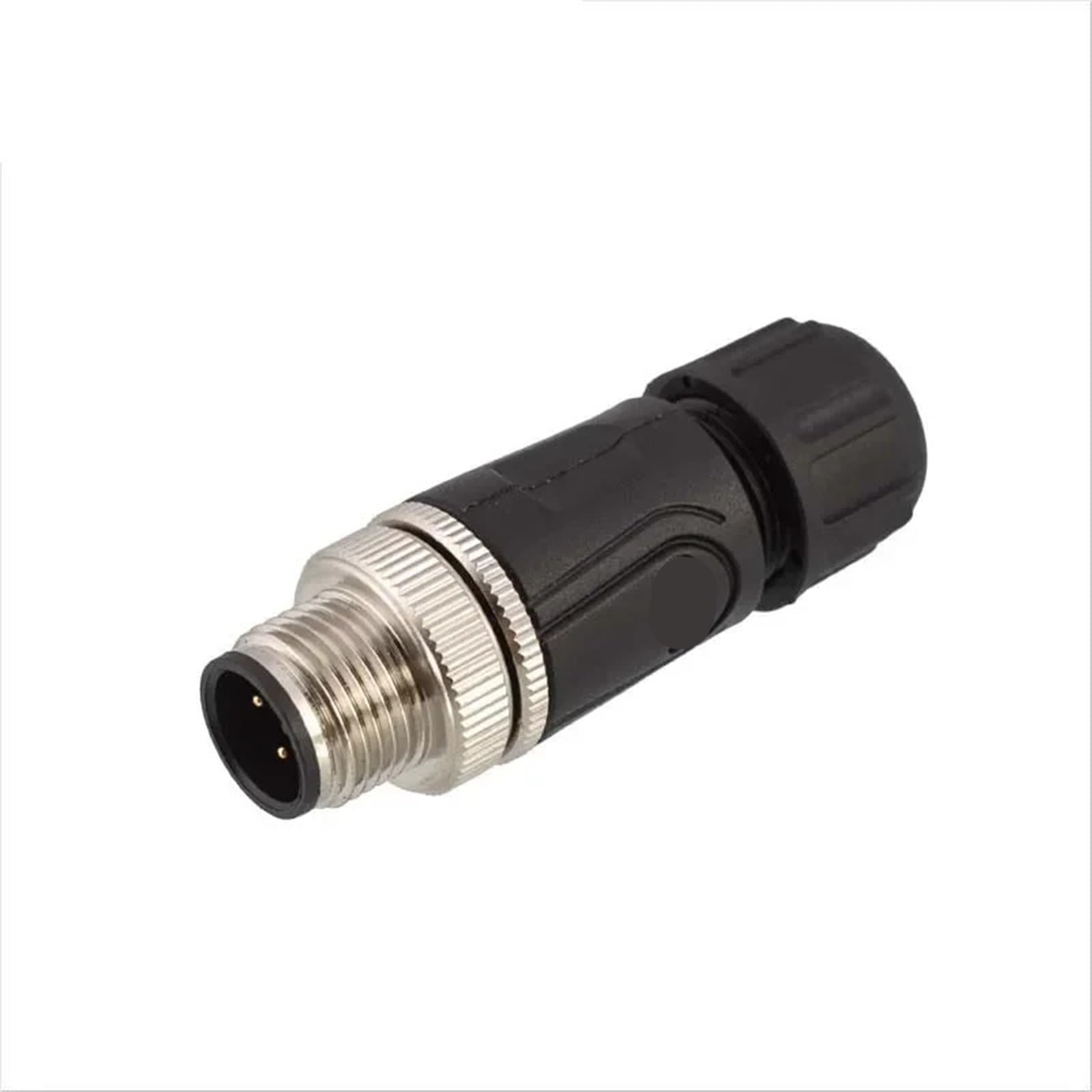 Conector cable M12 de 5 pines macho IP67 aviación industrial con soldadura PG7 de 4-6mm