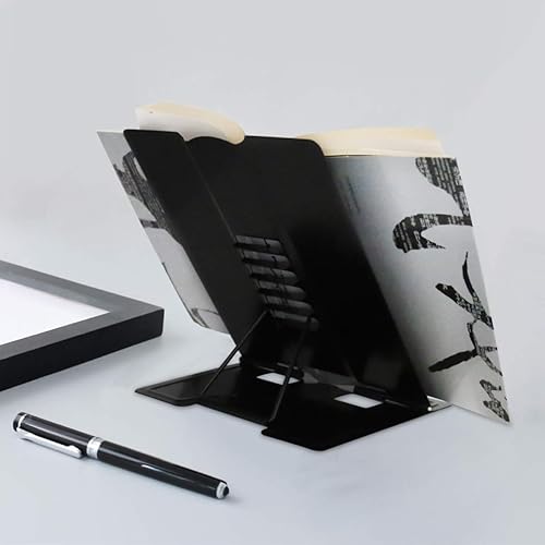 Miniatura 7 de Citmage Soporte para Libros de Escritorio Portadocumentos Soporte de Lectura de Metal de Servicio Pesado con Libro Revista Menú iPad Partitura