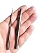The Solid Titanium 4" EDC Ice Pick with protective case handle keychain Silver - Empire Tactical USA