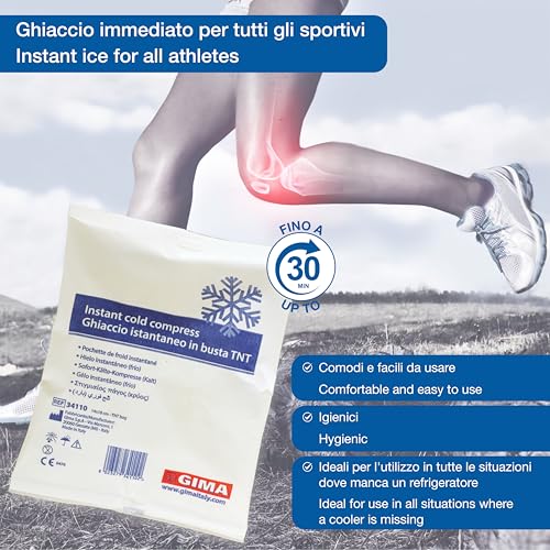 GIMA - Instanteis im TNT-Beutel, praktisch und funktionell, ideal für Kryotherapie, Trauma und Schwellung, 34110