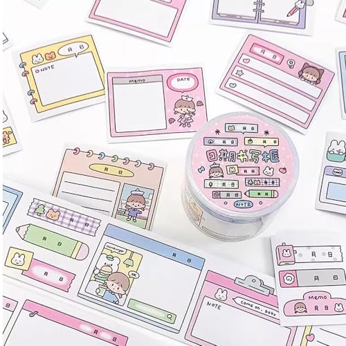 Alideco 1�� �}�X�L���O�e�[�v �a���e�[�v ���킢�����̎q Molinta �A���e�B�[�N���[�����g �A�O���[�� ���� 45mm��×5m�� �S�� �e�[�v �L�� DIY ������� �}�X�e �V�[�� (riqishuxiekuang)