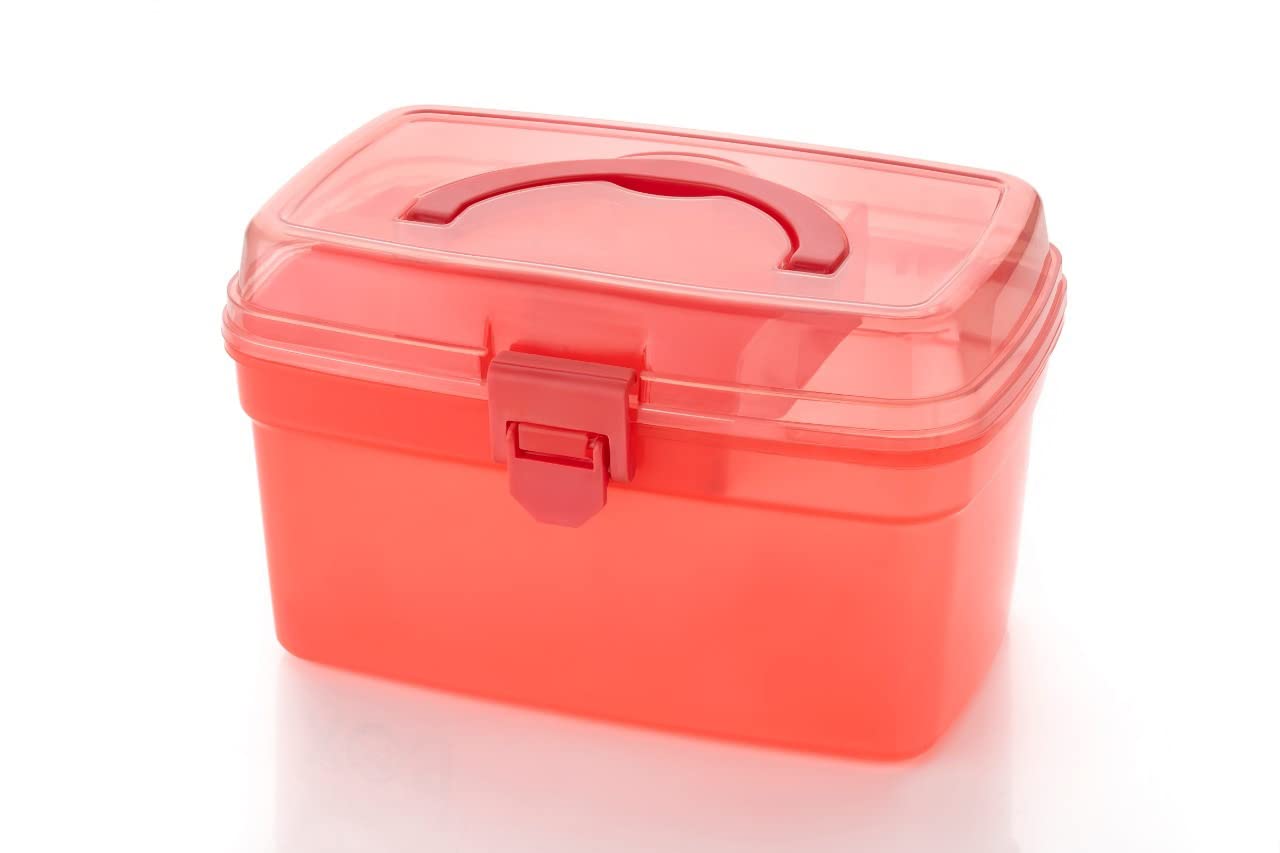 Naivete Plastic Rectangular Medicine Box, Medical Box, First aid Box, Multi Purpose Box, Multi Utility Storage with Handle (Red) (B0BQJQ2YN9) Amazon Price History, Amazon Price Tracker