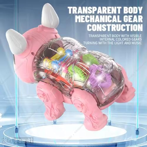 Image of Kids Mandi Interactive Robot Dog Toy, Battery Operated | Smart with Blinking Eyes and Flashlight | (Multicolour)