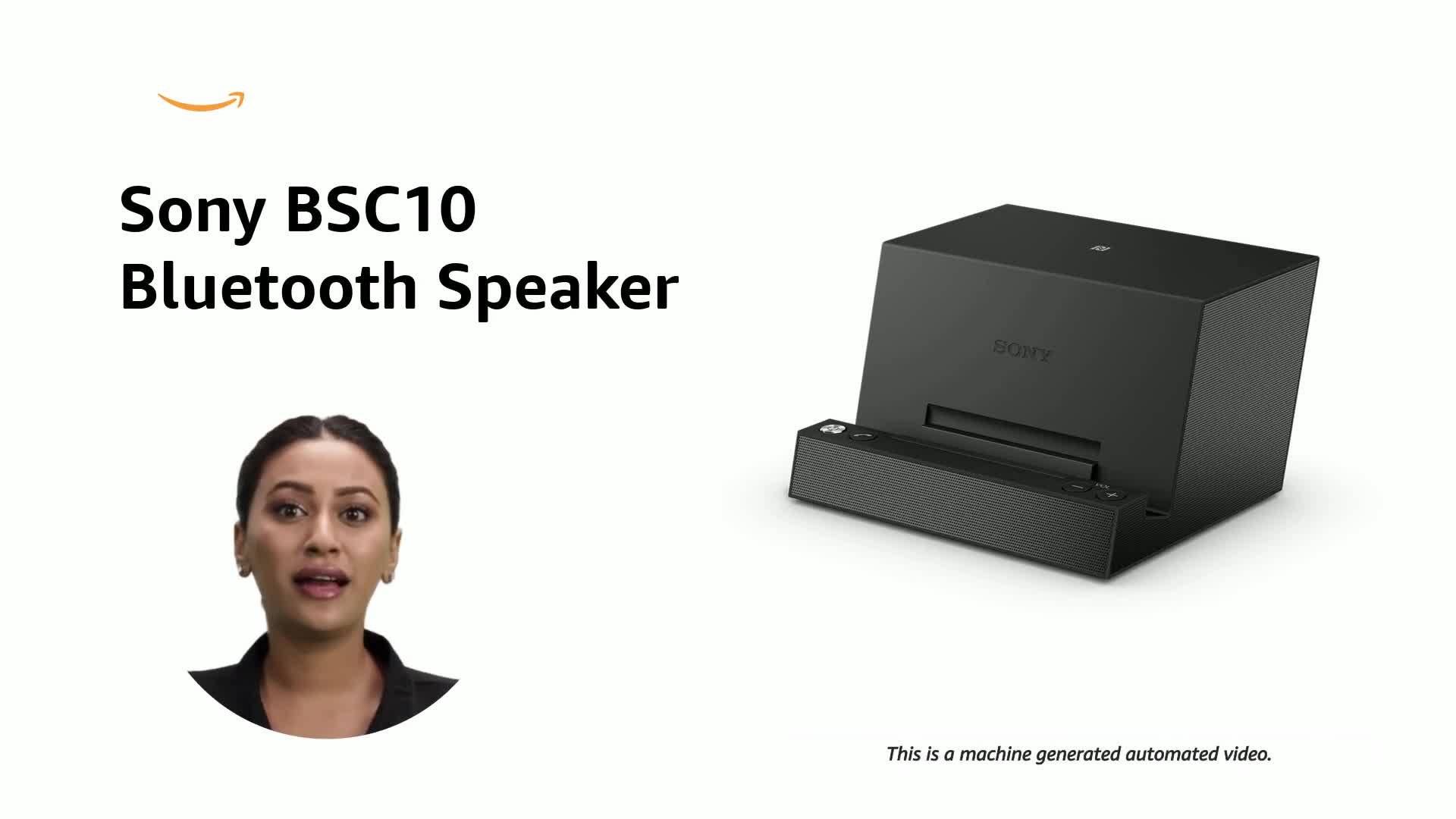 Sony BSC10 Wired Bluetooth Speaker Dock with Speakerphone (Black