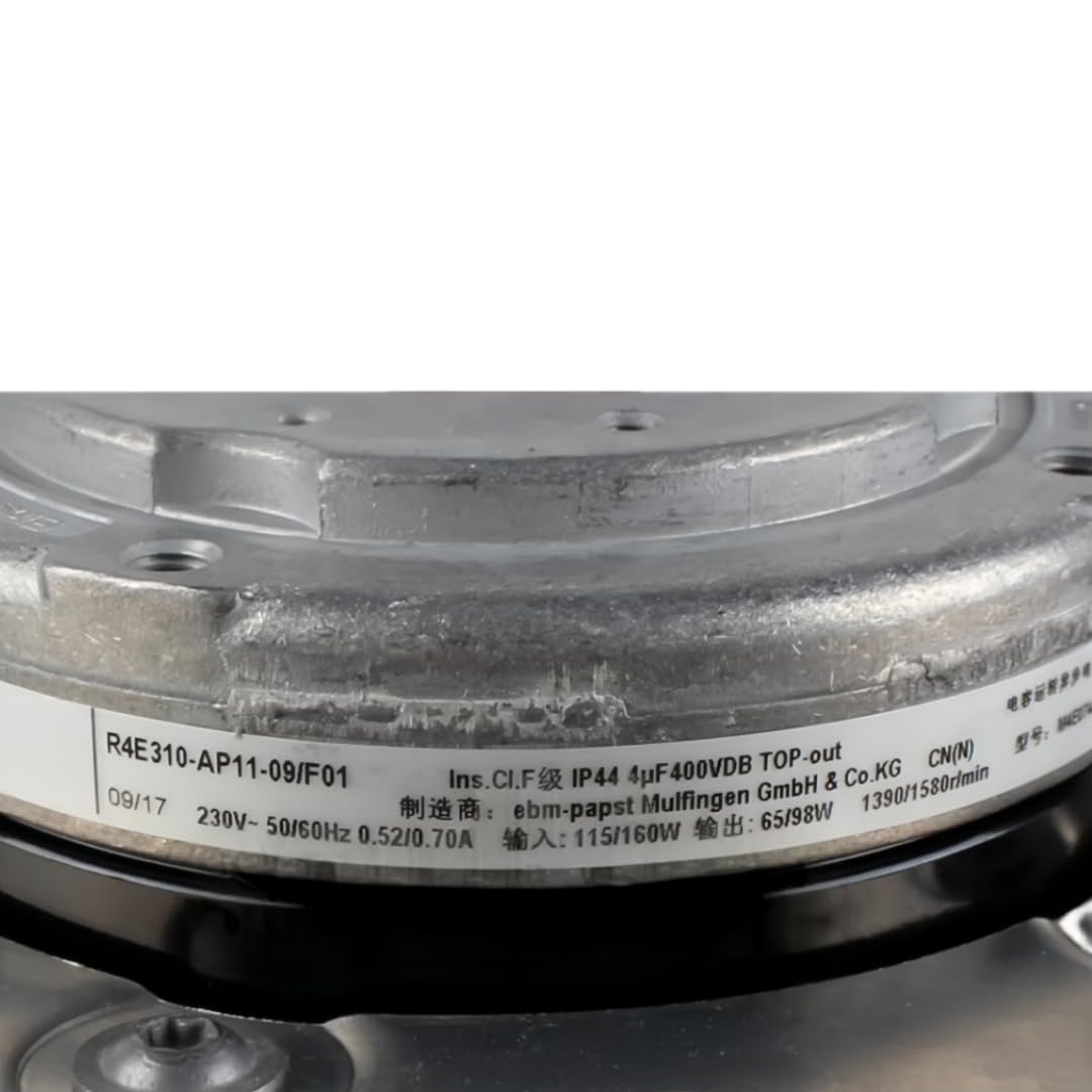 Ventilateur de refroidissement R4E310-AP11-09 évite la surchauffe des moteurs en 230V