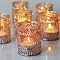 Clear Glass Candle Holders Set Of 24 - Ribbed Votive Tealight Holders For Wedding, Party, Table Decor